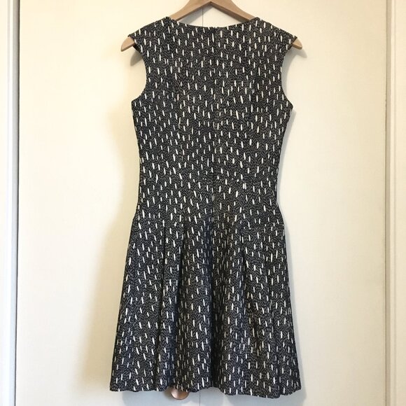 Zara Fit And Flare Cotton Scuba Dress - Picture 2 of 16